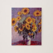 Sonnenblumen von Claude Monet Puzzle (Vertikal)