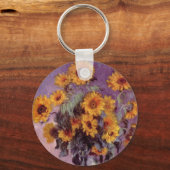 Sonnenblumen von Claude Monet Schlüsselanhänger (Vorderseite)