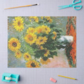Sonnenblumen von Claude Monet Tissue Seidenpapier (Basteln)