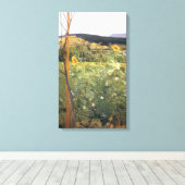 Sonnenblumen (von Jacek Malczewski) Leinwanddruck (Insitu (Holzboden))