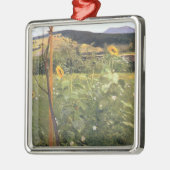 Sonnenblumen (von Jacek Malczewski) Ornament Aus Metall (Links)