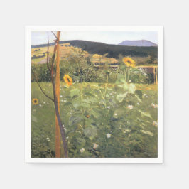 Sonnenblumen (von Jacek Malczewski) Serviette