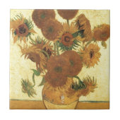 Sonnenblumen von Van Gogh Fliese (Vorderseite)