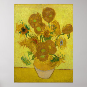Sonnenblumen von Van Gogh Gemälde Art Poster