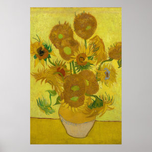 Sonnenblumen von Van Gogh Gemälde Art Poster
