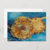 Sonnenblumen von Van Gogh Gemälde Art Postkarte (Vorne/Hinten)