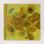 Sonnenblumen von Van Gogh Gemälde Art Puzzle (Horizontal)