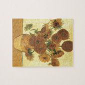 Sonnenblumen von Van Gogh Gemälde Art Puzzle (Horizontal)
