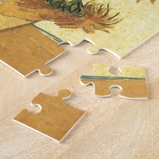Sonnenblumen von Van Gogh Gemälde Art Puzzle (Seite)
