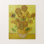 Sonnenblumen von Van Gogh Gemälde Art Puzzle (Vertikal)