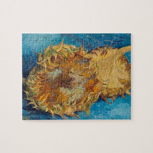 Sonnenblumen von Van Gogh Gemälde Art Puzzle (Horizontal)