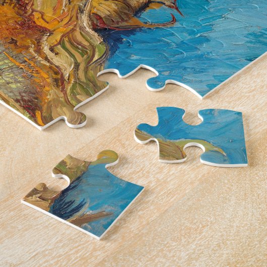 Sonnenblumen von Van Gogh Gemälde Art Puzzle (Seite)