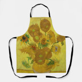Sonnenblumen von Van Gogh Gemälde Art Schürze (Vorderseite)
