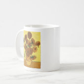 Sonnenblumen von Van Gogh Kaffeetasse (Vorderseite Links)