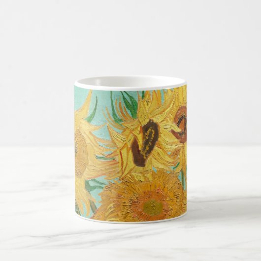 Sonnenblumen von Van Gogh Kaffeetasse (Mittel)