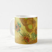 Sonnenblumen von Van Gogh Kaffeetasse (Vorderseite Links)