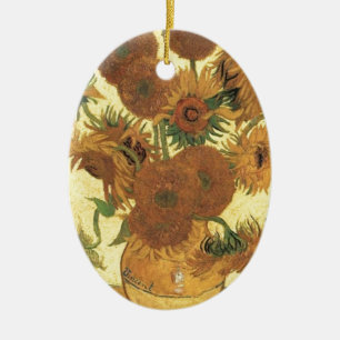 Sonnenblumen von Van Gogh Keramikornament