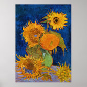 Sonnenblumen von Van Gogh Poster (Vorne)