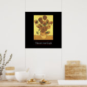 Sonnenblumen von Van Gogh Poster Print (Küche)