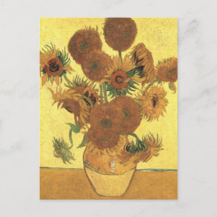 Sonnenblumen von Van Gogh Postkarte
