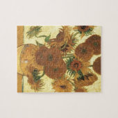 Sonnenblumen von Van Gogh Puzzle (Horizontal)