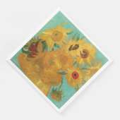 Sonnenblumen von Van Gogh Serviette (Ecke)