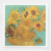 Sonnenblumen von Van Gogh Serviette (Vorderseite)