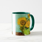 Sonnenblumen von Van Gogh Tasse (VorderseiteRechts)