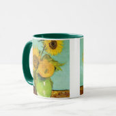 Sonnenblumen von Van Gogh Tasse (Vorderseite Links)