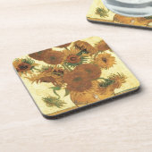 Sonnenblumen von Van Gogh Untersetzer (Linke Seite)