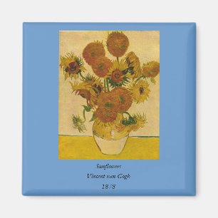 Sonnenblumen von Vincent van Gogh, 1878 Magnet