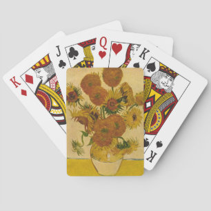 Sonnenblumen von Vincent van Gogh, 1878 Spielkarten