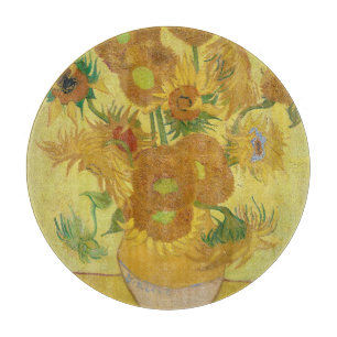 Sonnenblumen von Vincent van Gogh (1888) Schneidebrett
