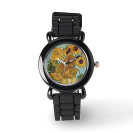 Sonnenblumen von Vincent Van Gogh Armbanduhr