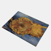 Sonnenblumen von Vincent Van Gogh Fußmatte (Schrägansicht)
