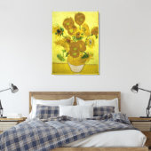 Sonnenblumen von Vincent Van Gogh Leinwanddruck (Insitu (Schlafzimmer))