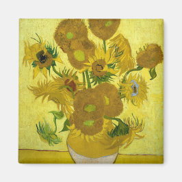 Sonnenblumen von Vincent Van Gogh Magnet