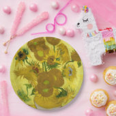 Sonnenblumen von Vincent Van Gogh Pappteller (Party)