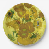 Sonnenblumen von Vincent Van Gogh Pappteller (Vorderseite)
