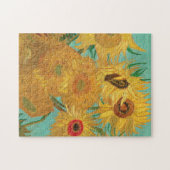 Sonnenblumen von Vincent Van Gogh Puzzle (Horizontal)