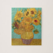 Sonnenblumen von Vincent Van Gogh Puzzle (Vertikal)