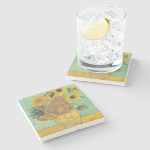 Sonnenblumen von Vincent Van Gogh Steinuntersetzer