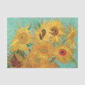 Sonnenblumen von Vincent Van Gogh Tissue Seidenpapier (Vorderseite)