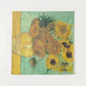 Sonnenblumen von Vincent Van Gogh Wandteppich (Vorderseite (Horizontal))