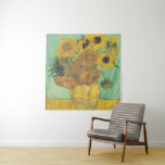 Sonnenblumen von Vincent Van Gogh Wandteppich<br><div class="desc">Sonnenblumen. Gemalt von Vincent Van Gogh im Jahre 1888. Dieses Bild ist öffentlich zugänglich.</div>