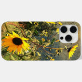 Sonnenblumen vor Sturmwolken Case-Mate iPhone Hülle (Rückseite (Horizontal))