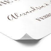 Sonnenblumen Wählen Sie einen Platz auf beiden Sei Poster (Ecke)