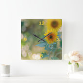 Sonnenblumen Wall Uhr (Zuhause)