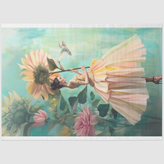 Sonnenblumen Wallfahrtskirche Madonna del Sasso Seidenpapier (Vorderseite)