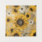 Sonnenblumen Wandteppich (Vorderseite (Horizontal))
